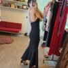 Vestido Midi Negro Andrea & Co. Elegante y Minimalista