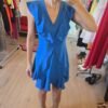 vestido bcbg Vestido BCBG Azul Rey con Olanes Nuevo con Etiqueta